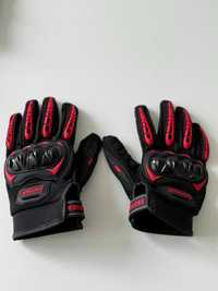 Мото перчатки - XL - червоні
