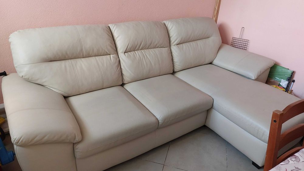 Sofa chaise long 3 lugares