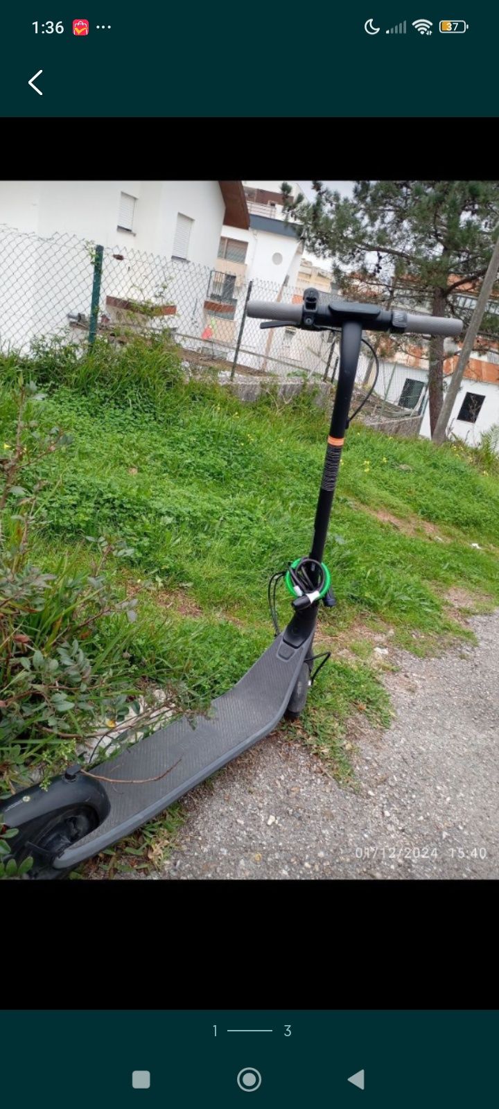 Vendo trotinete com garantia