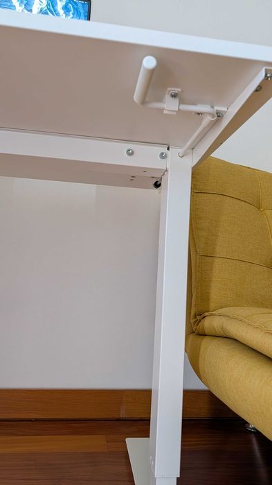 Secretária sentado TROTTEN (IKEA), branco, 120x70 cm