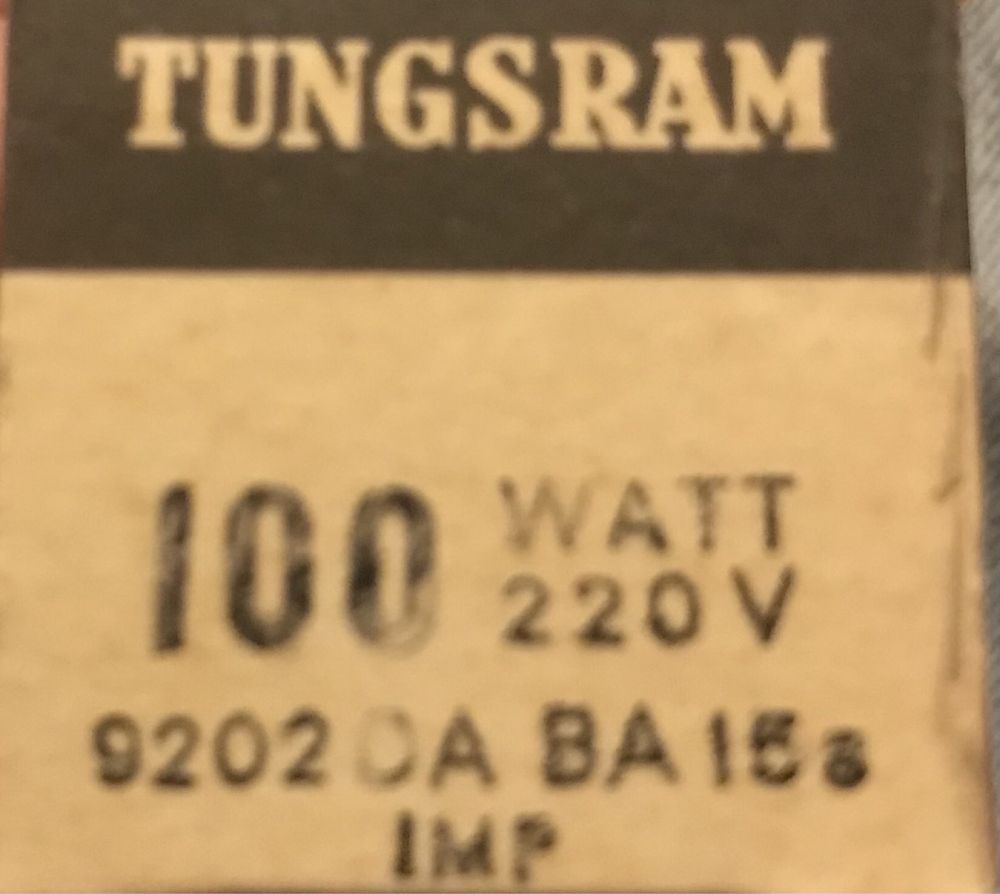 Tungsram 100W 9202DA BA15s IMP