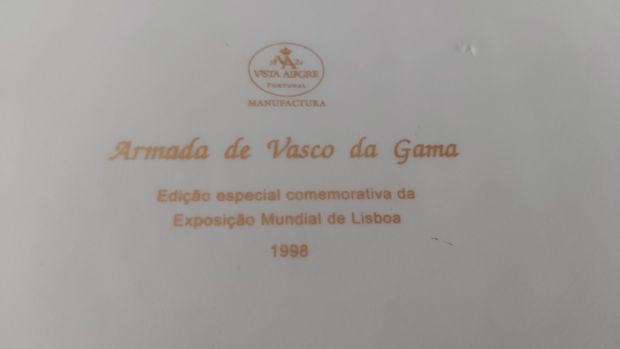 Bandeja "Armada de Vasco da Gama" da Vista Alegre em porcelana