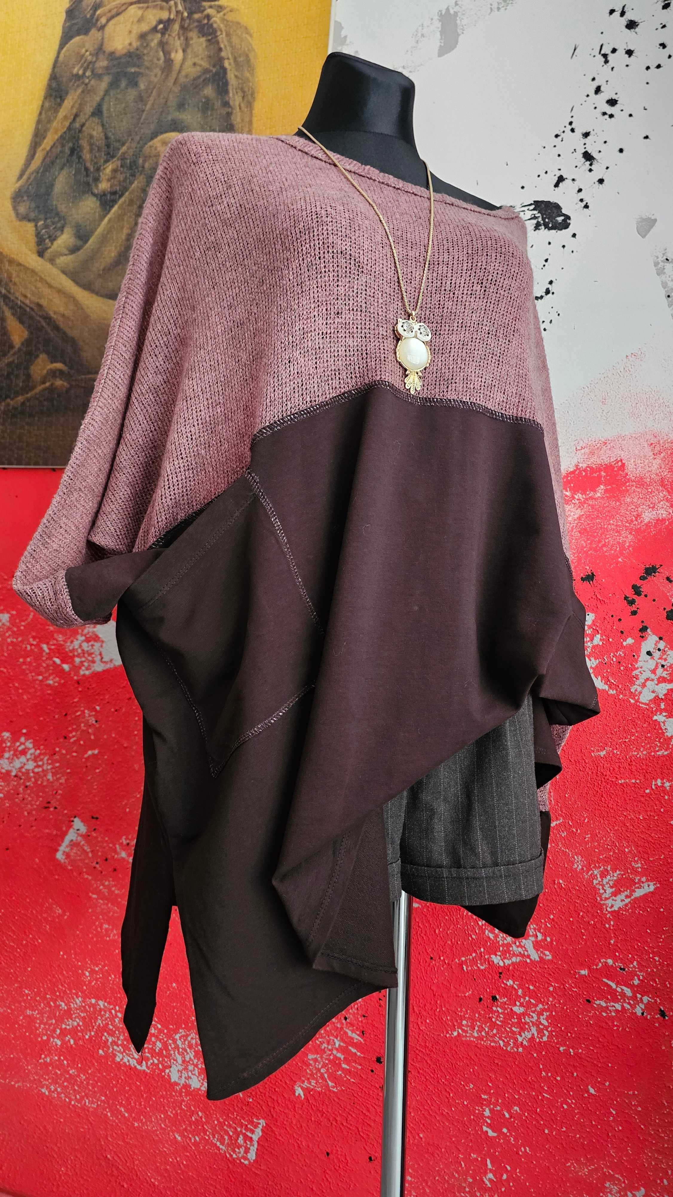 Oversize bluza sweter Made in Italy