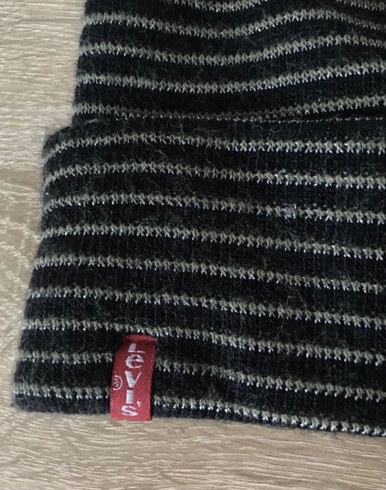 Зимова шапка жіноча з блисками оригінал Levi’s levis зимняя оригинал