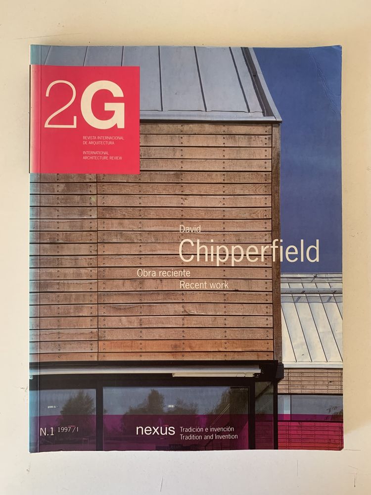 Revista de arquitetura 2G n1 - David Chipperfield (portes incluídos)