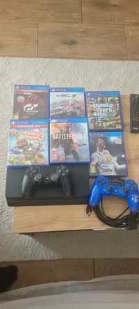 Playstation 4 PS4 1000GB 1 Tera 2 pady gry