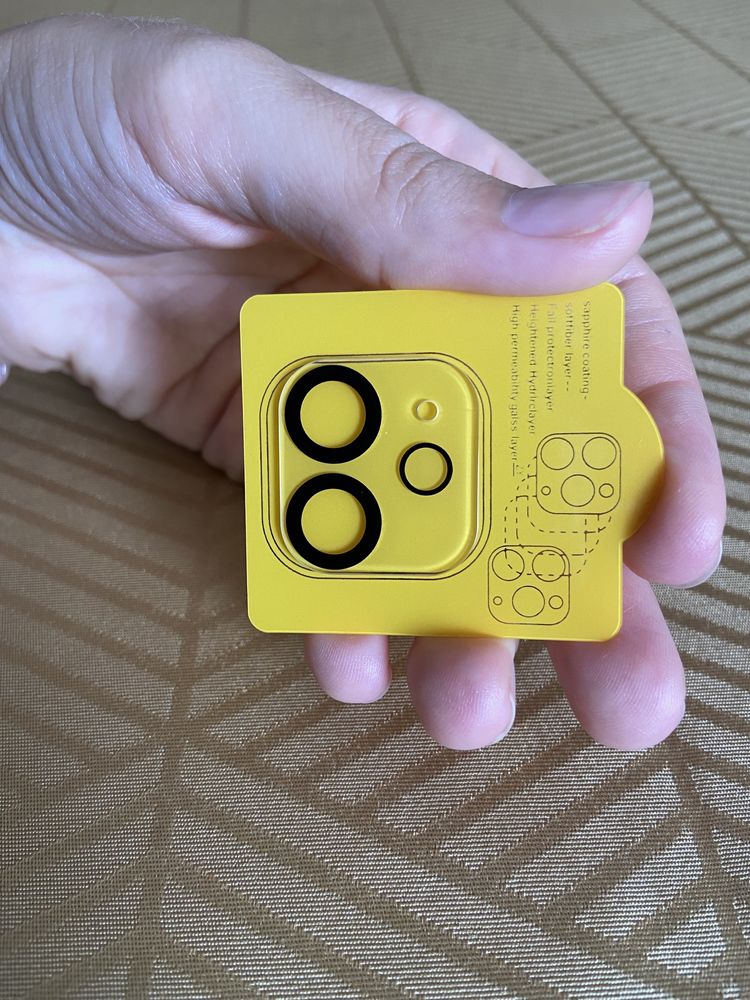 Защитное 3D стекло на камеру iPhone 13 12 11