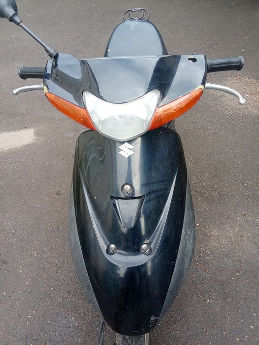 Suzuki Lets 2, в чорном цвете