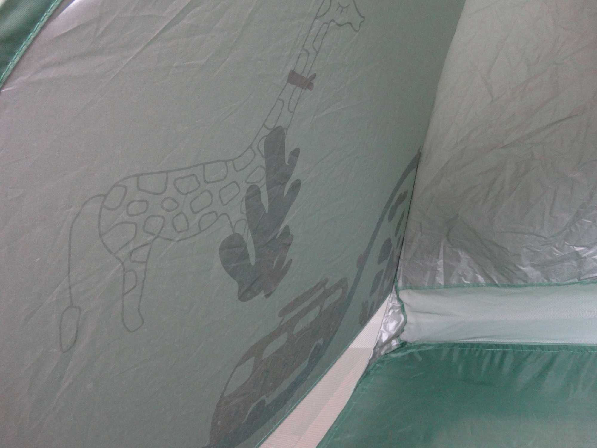 Namiot na plaże dla dzieci - Badabulle anty UV samorozkładający safari
