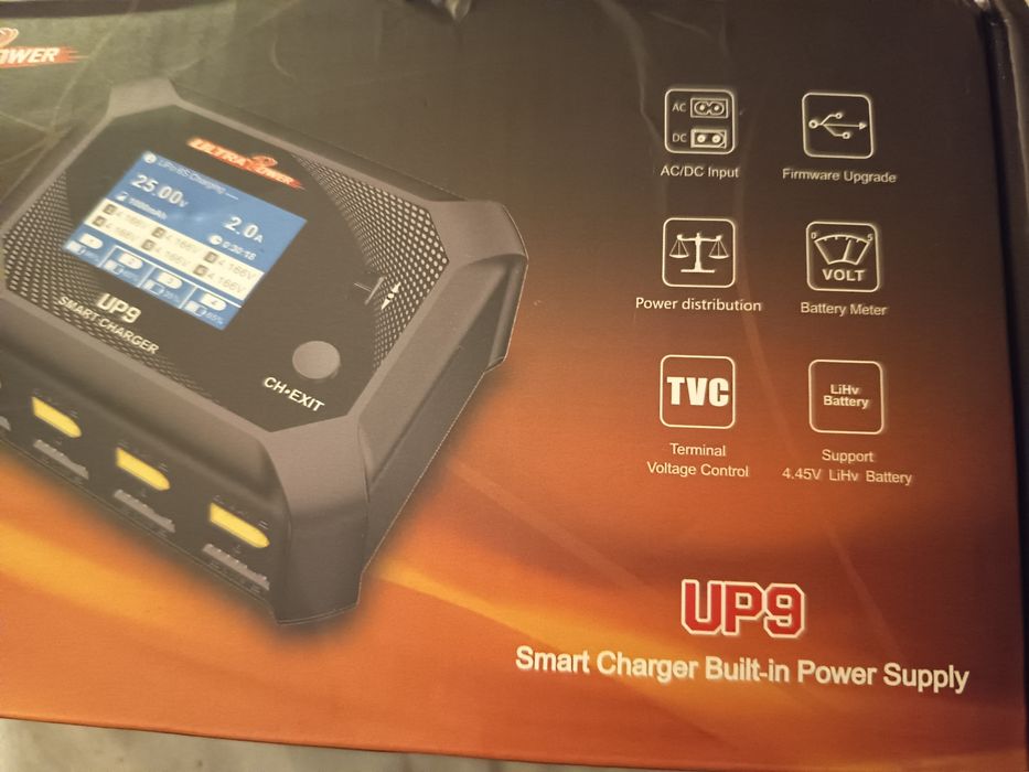 Carregador inteligente ULTRA POWER UP9-drones e carros telecomandados
