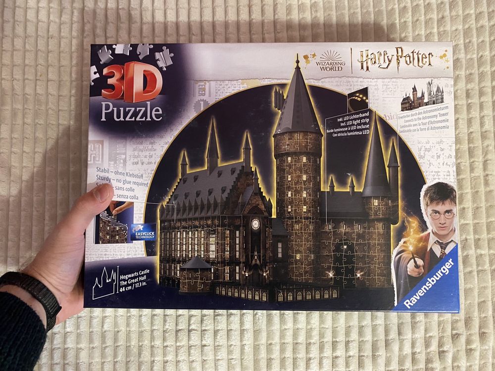 3D Пазл Конструктор Замок Гарри Поттера Ravensburger (Не лего)