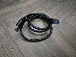 Kabel USB A - USB B czarny 0,9 m