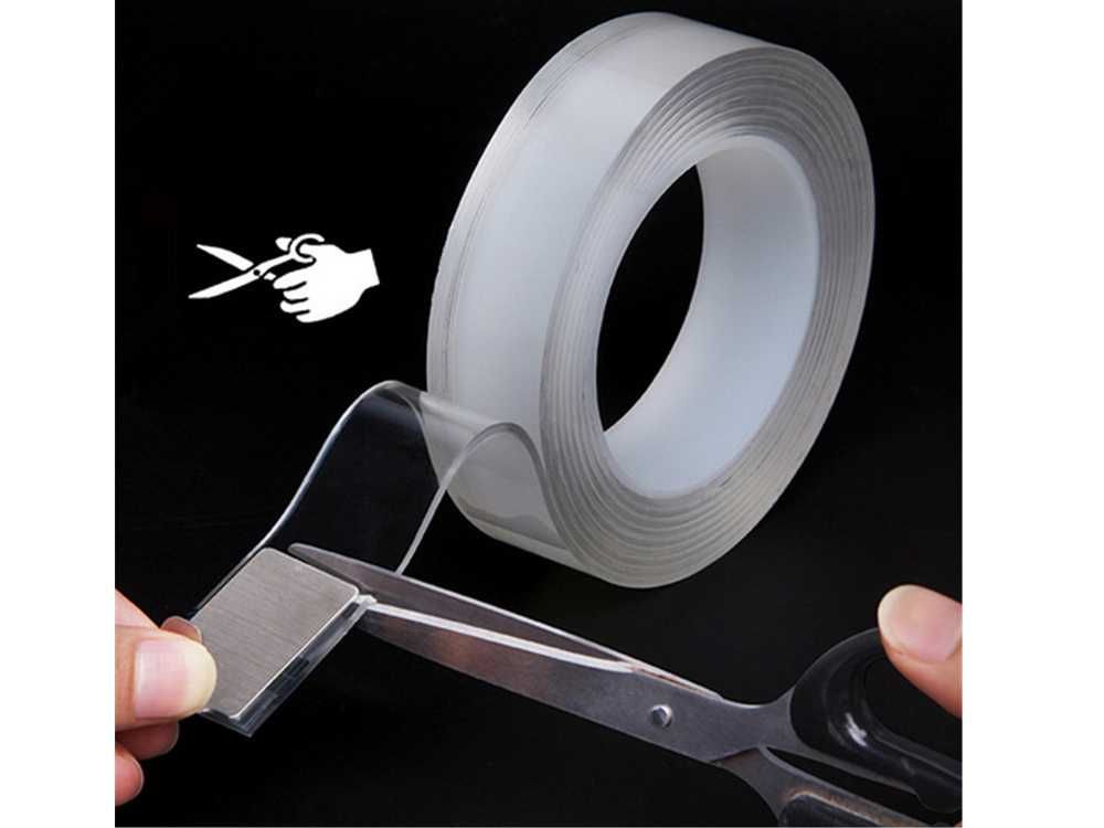 Taśma montażowa NANO 5m dwustronna transparentna WIELOKROTNEGO UŻYTKU