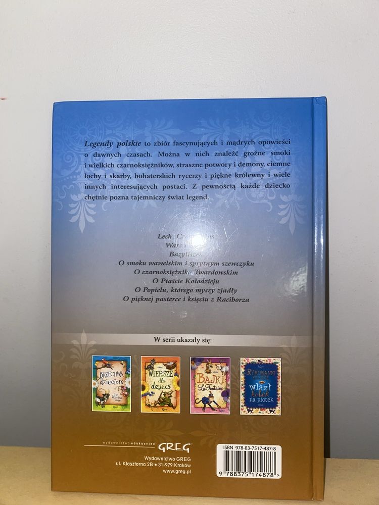Zestaw książek bajki, baśnie i legendy