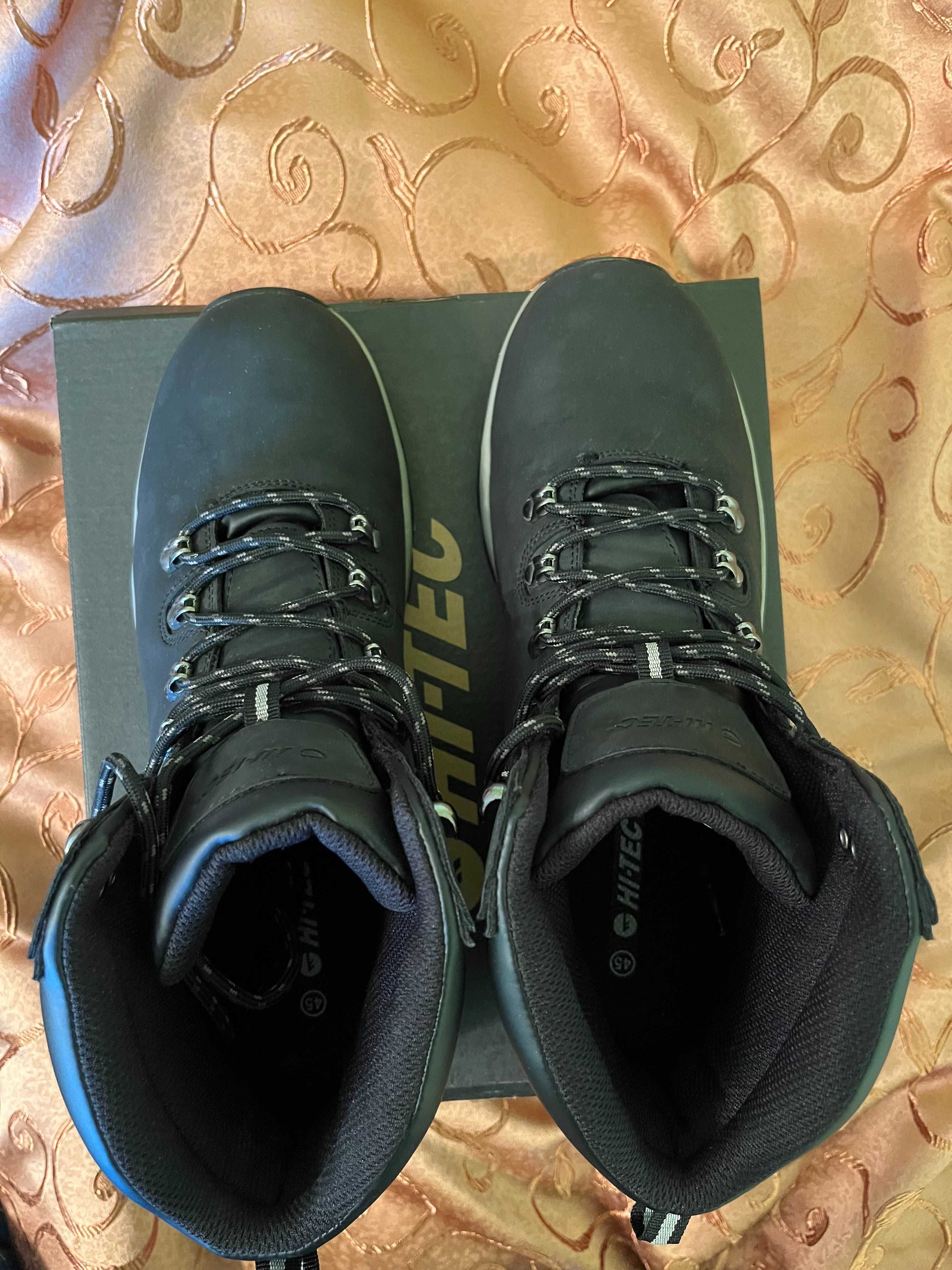 Buty Hi-Tec Norrido Mid Black, rozmiar 45 – jak nowe!