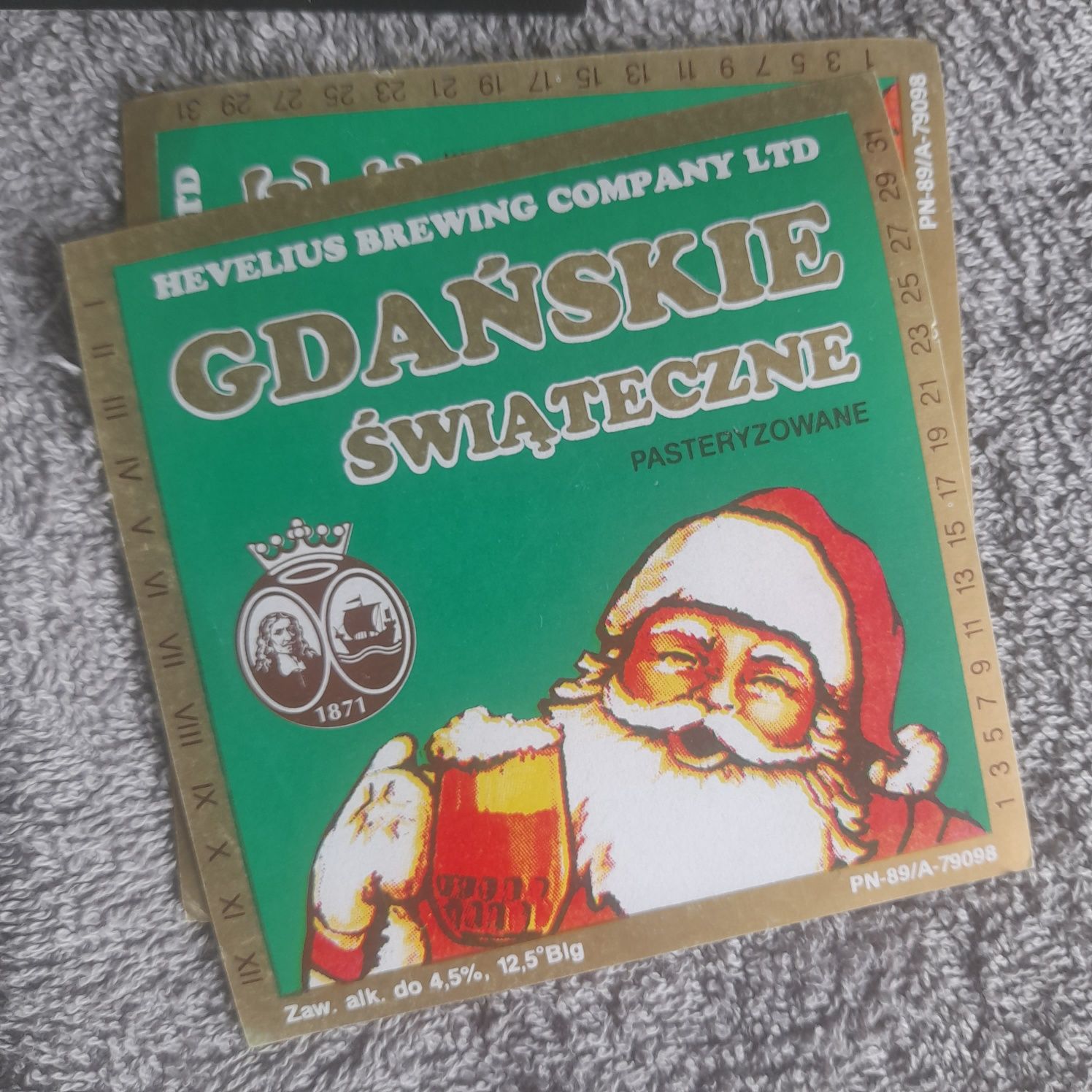 Piwne etykiety glowie browar gdanski.