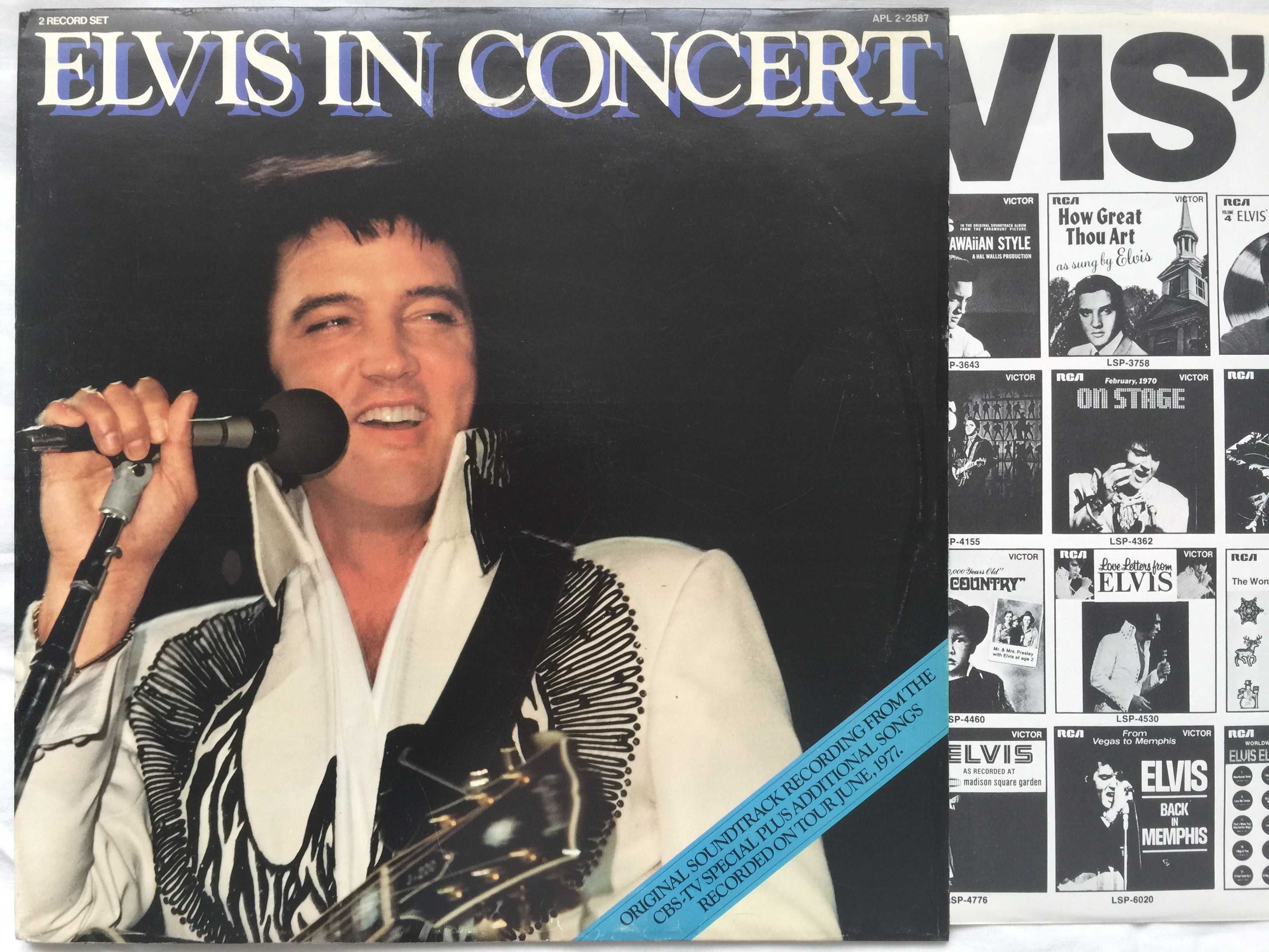 Elvis PRESLEY In Concert CBS-TV 1977 RCA 1-st Press 2 Winyle