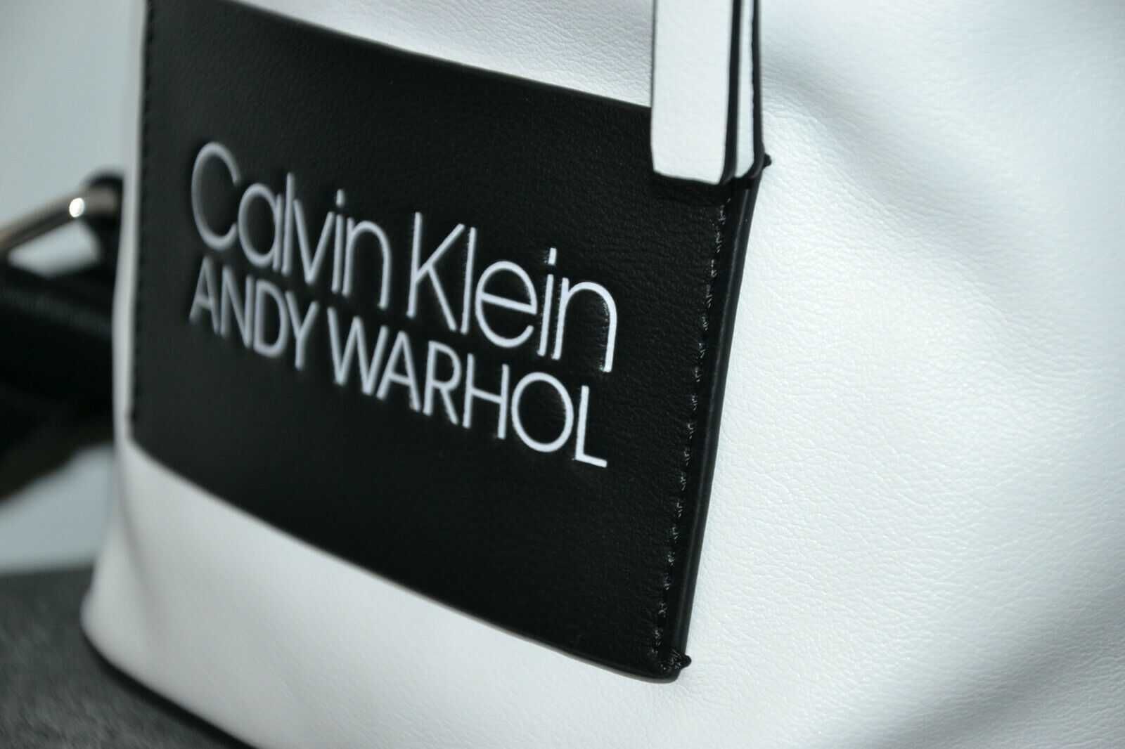 Nowy CALVIN KLEIN Andy WARHOL Duży Plecak + Worek Oryginalny