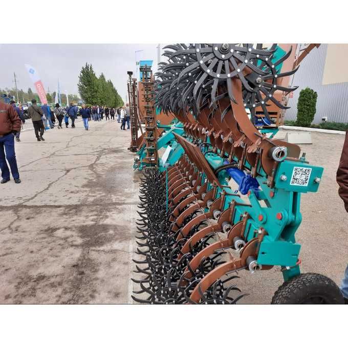 Ротаційна борона, гідравлична мотига, борона Джон Дір посиленна