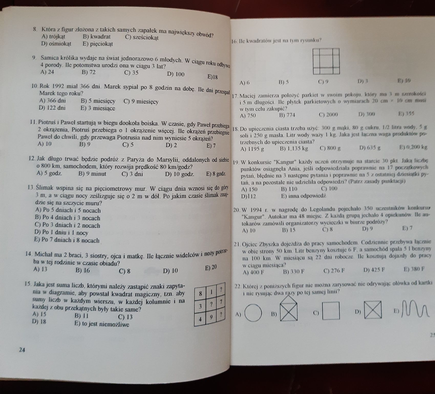 Matematyka z wesołym Kangurem