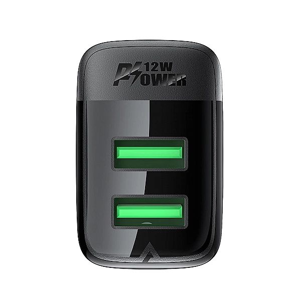 Ładowarka Acefast A86 sieciowa 2x USB-A 12W - czarna
