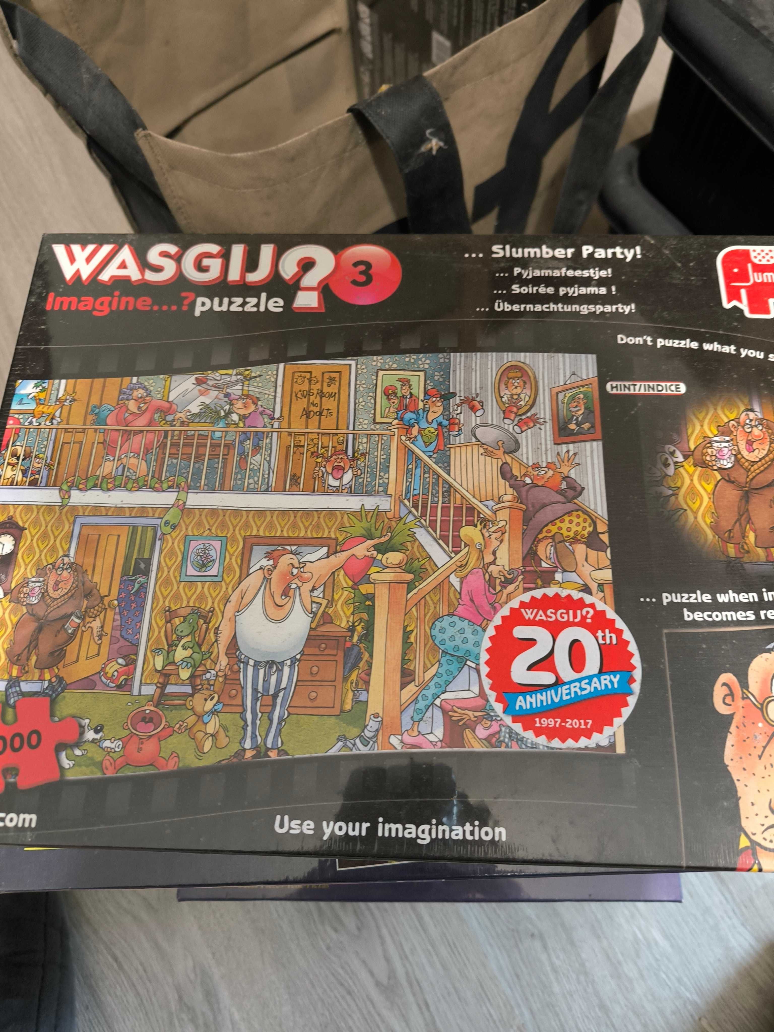 vários puzzles de 1000 peças selados