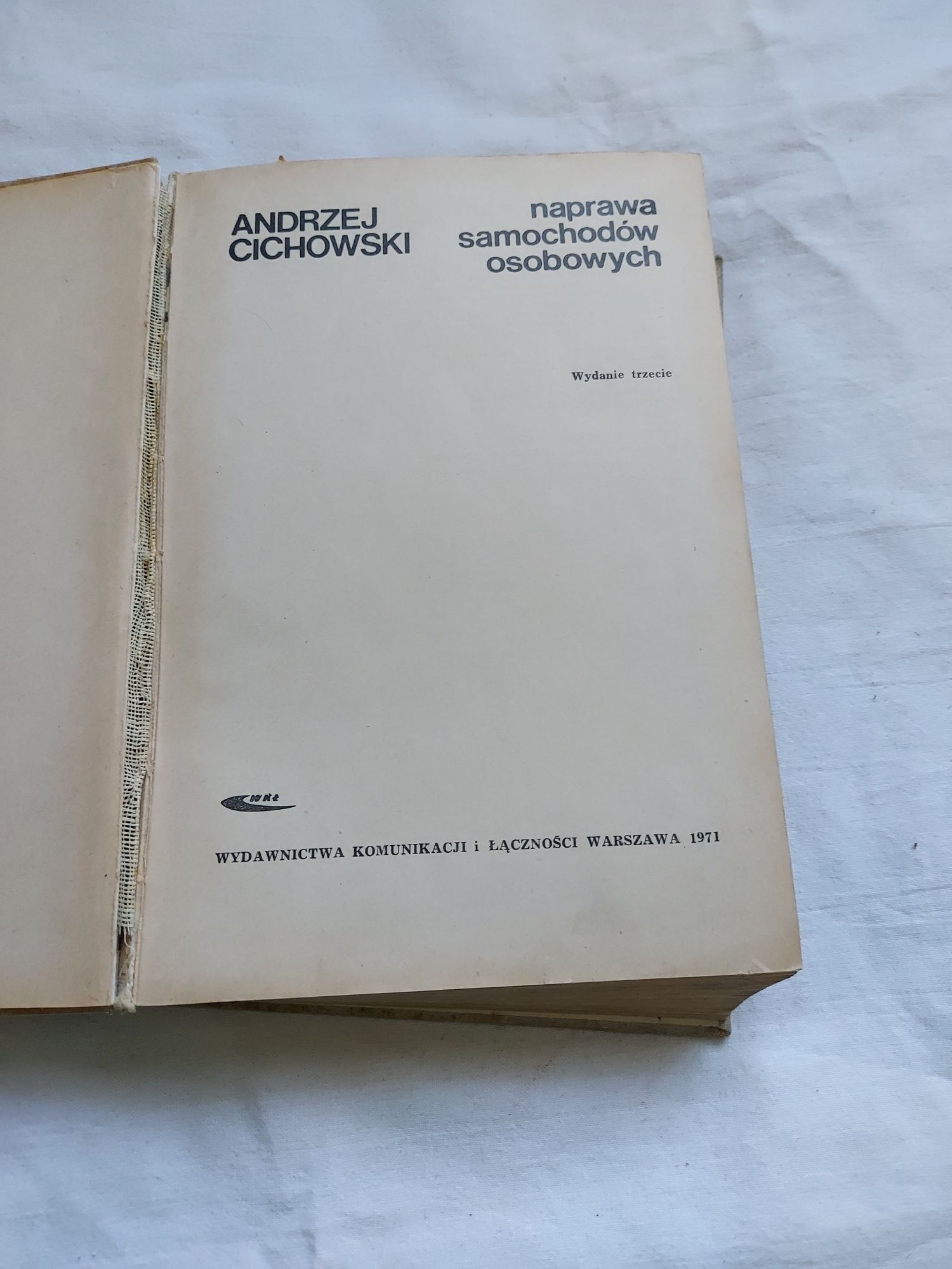 Książka naprawa samochodów osobowych cichowski