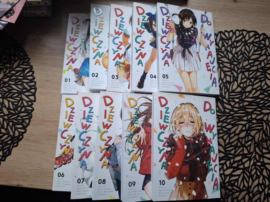 Dziewczyna do wynajęcia manga 1-10 jak nowe