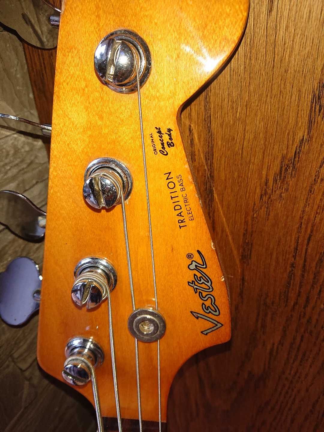 Gitara basowa Vester 1991rok z przystawkami Fender MiJ