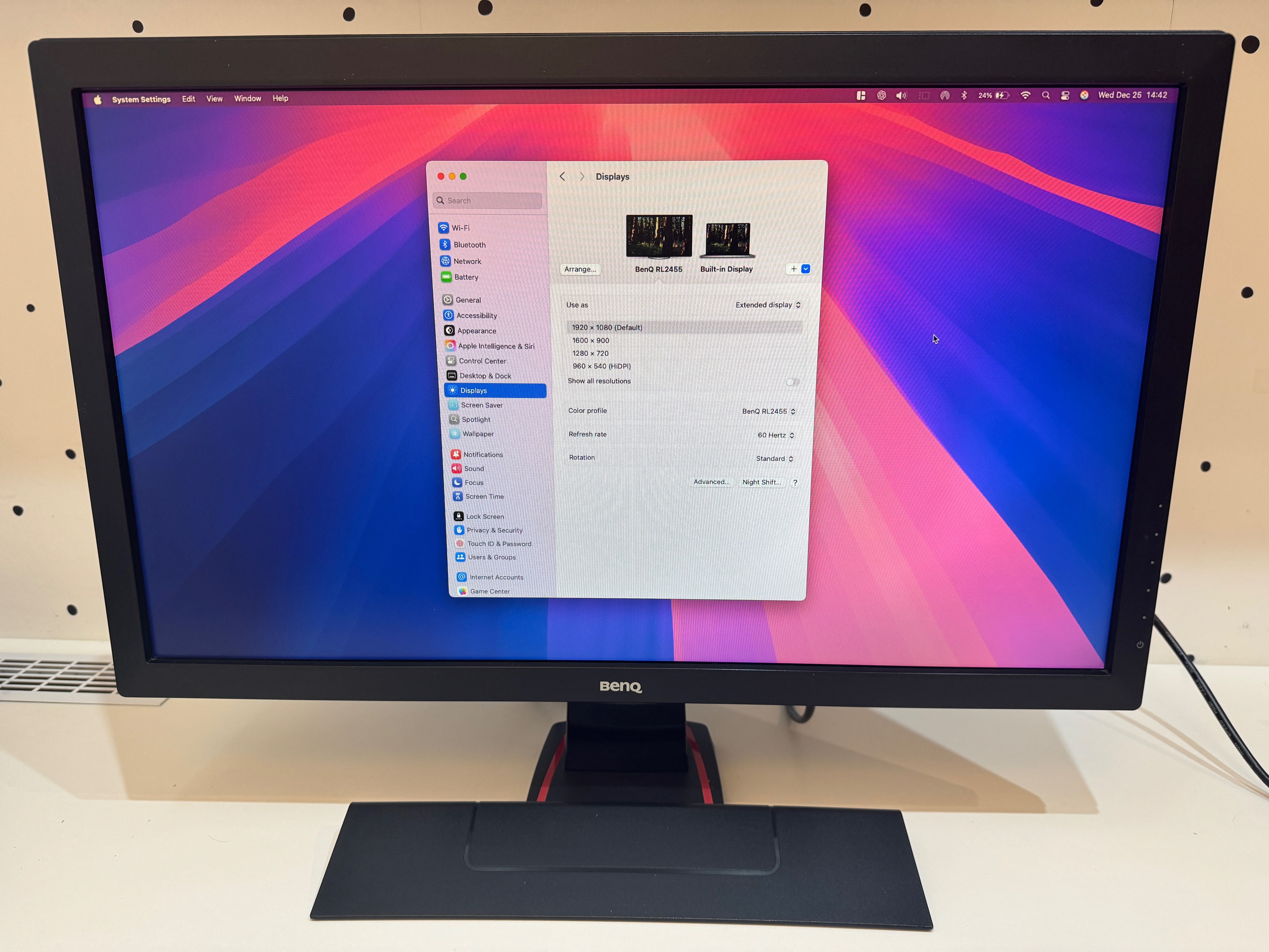 Monitor 24 cale BENQ RL2455HM