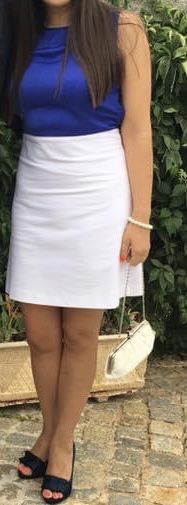 Vestido Zara bicolor, tamanho M