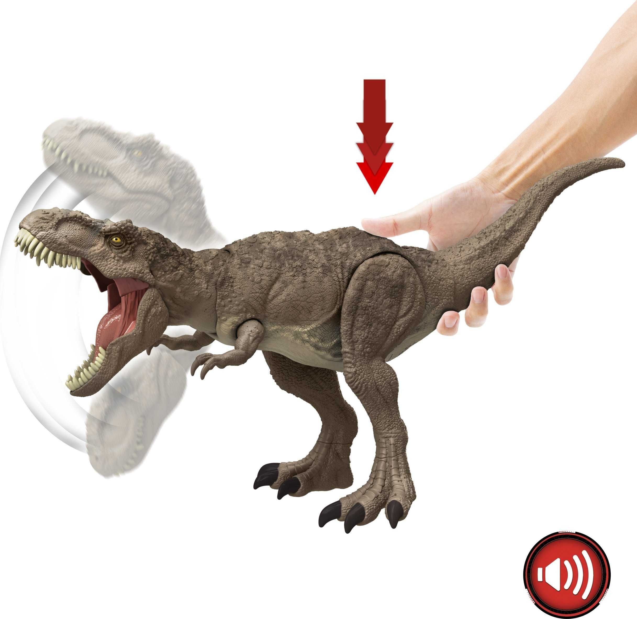Динозавр Тіранозавр Рекс зі звуком Jurassic World Tyrannosaurus HXF53