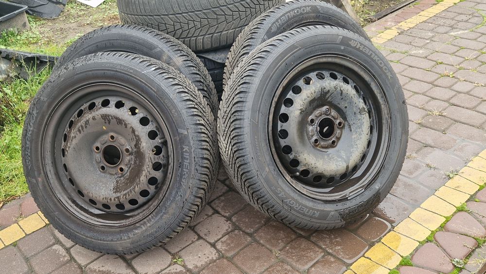 Felgi 5x108 16 cali z oponami zimowymi 205/55 z 2024 roku