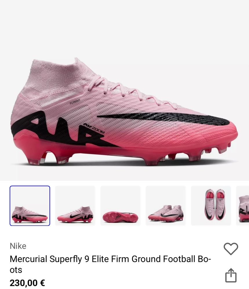 Botas Mercurial Elite