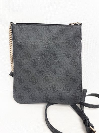 Torebka listonoszka GUESS grafitpwa monogram torba