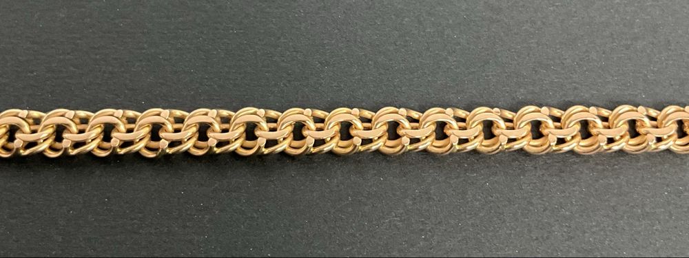 #цепь#золото585#вес 41,85#длина 61 см# бисмарк# комплект#браслет#