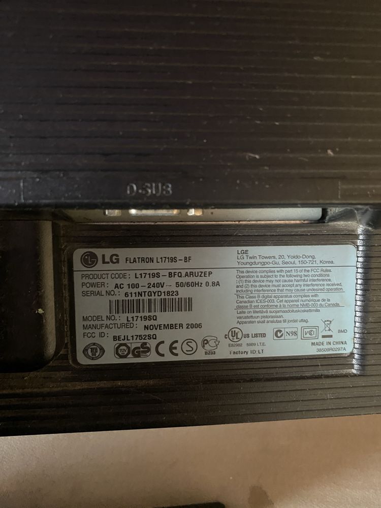 Монітор lg продам
