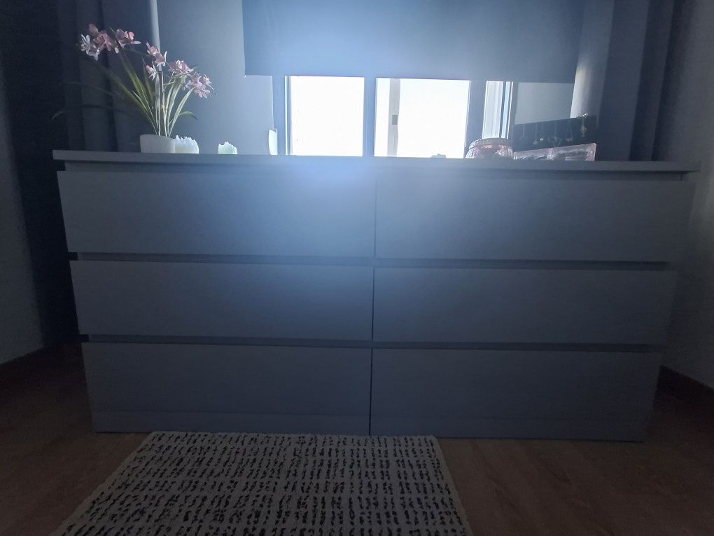 Comoda MALM 6 gavetas