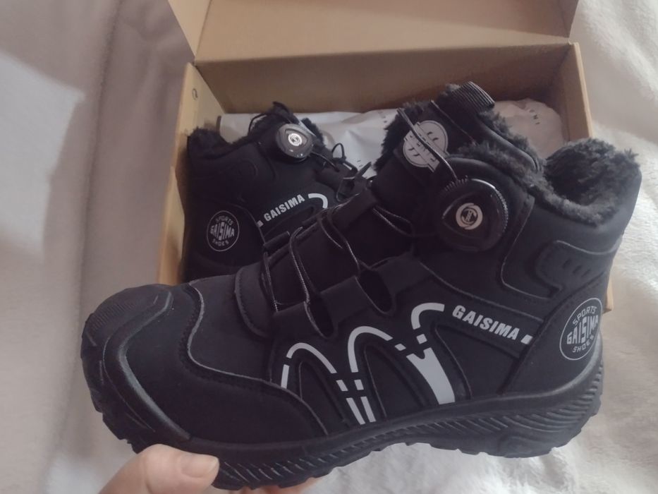 39р./25 см. Зимові термо черевики на хутрі кросівки на хлопчика