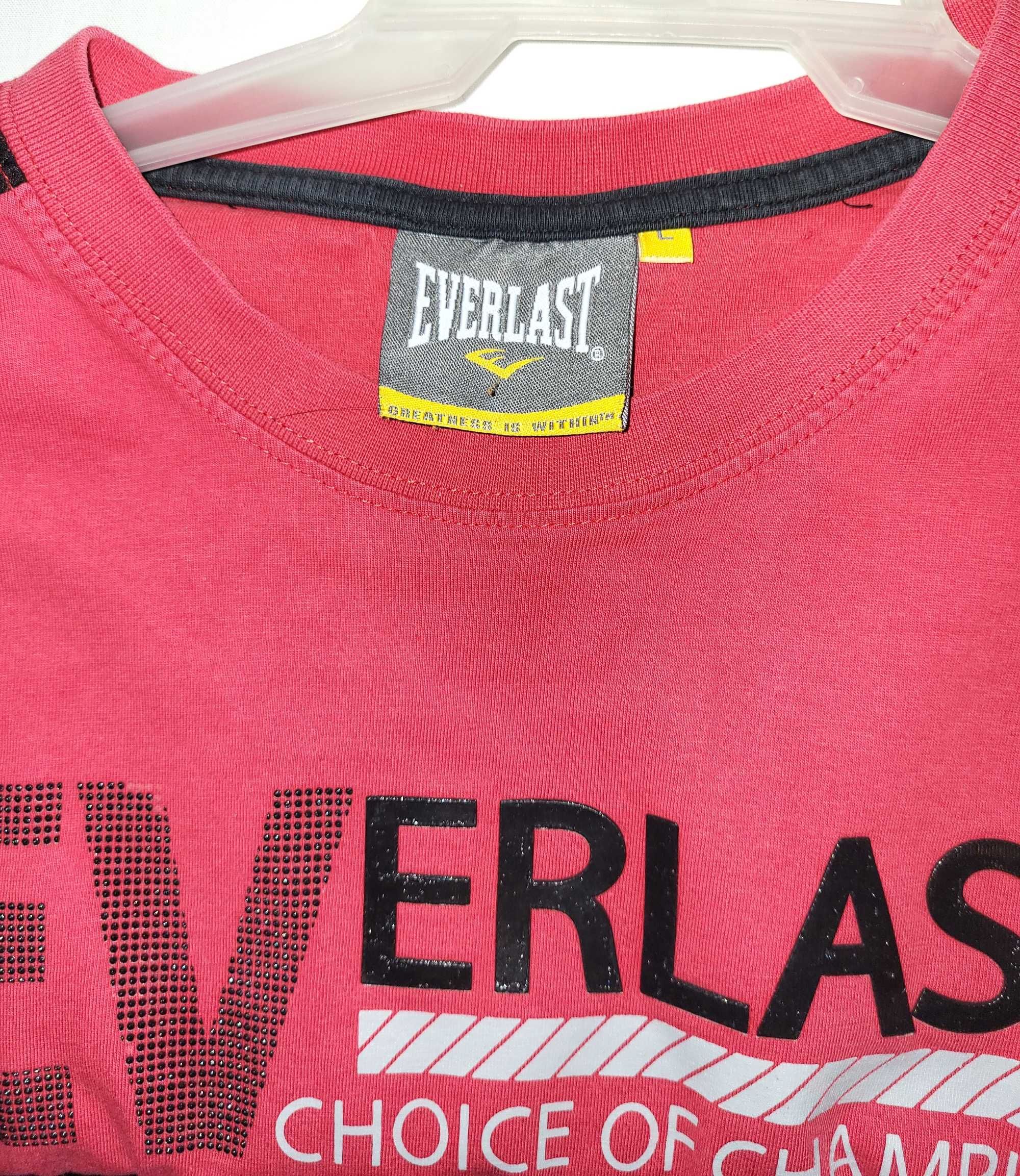 Everlast T-shirt koloru czerwonego, rozm. L