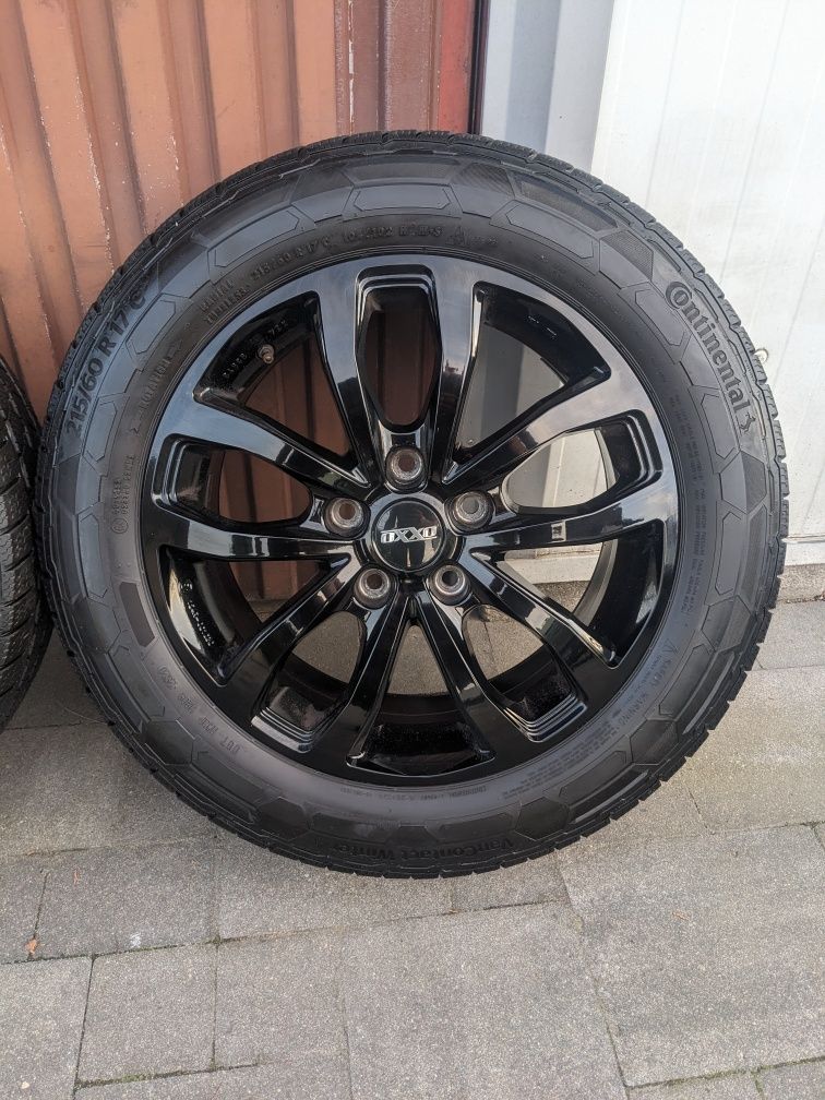 Koła Alufelgi Oxxo Hyperion Black Vw T5 T6 5x120 7Jx17 ET56 215/60R17C