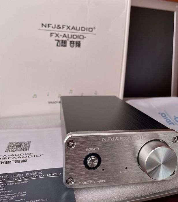 Підсилювач FX-Audio FX-502SPRO Silver