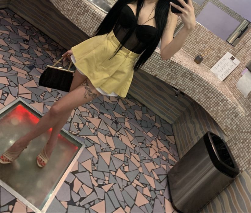 Мини юбка с шортами