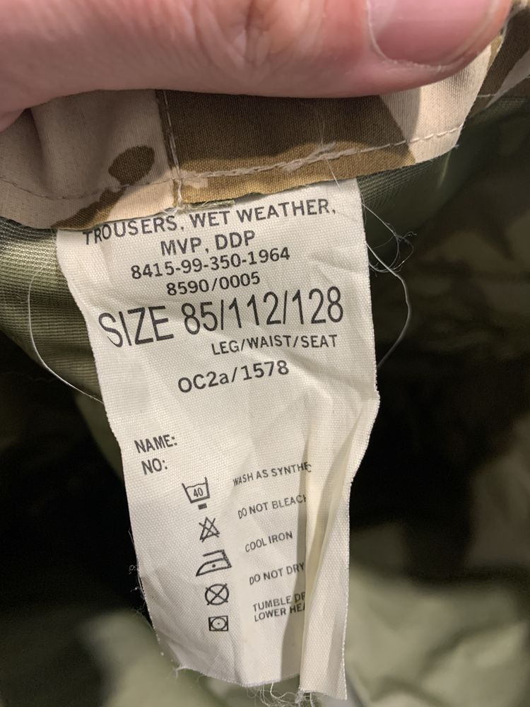 Spodnie gore-tex DPM pustynne 190/112