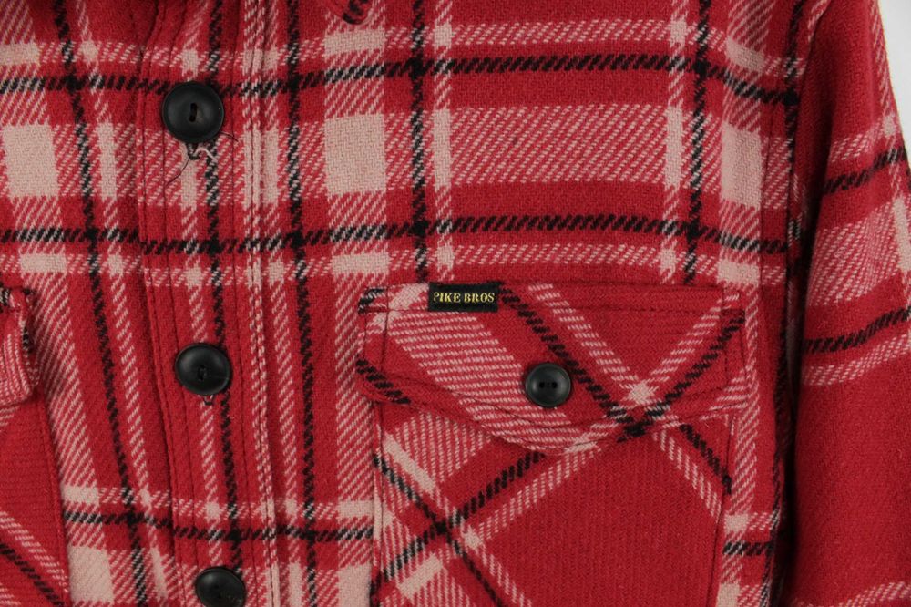 Тепла вовняна сорочка Pike Brothers CPO Shirt 1943 Ohio Red Розмір Л