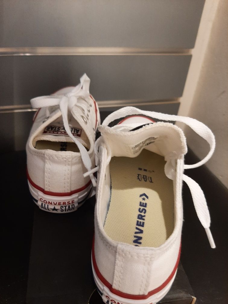 Converse dziecięce Białe rozmiar 28