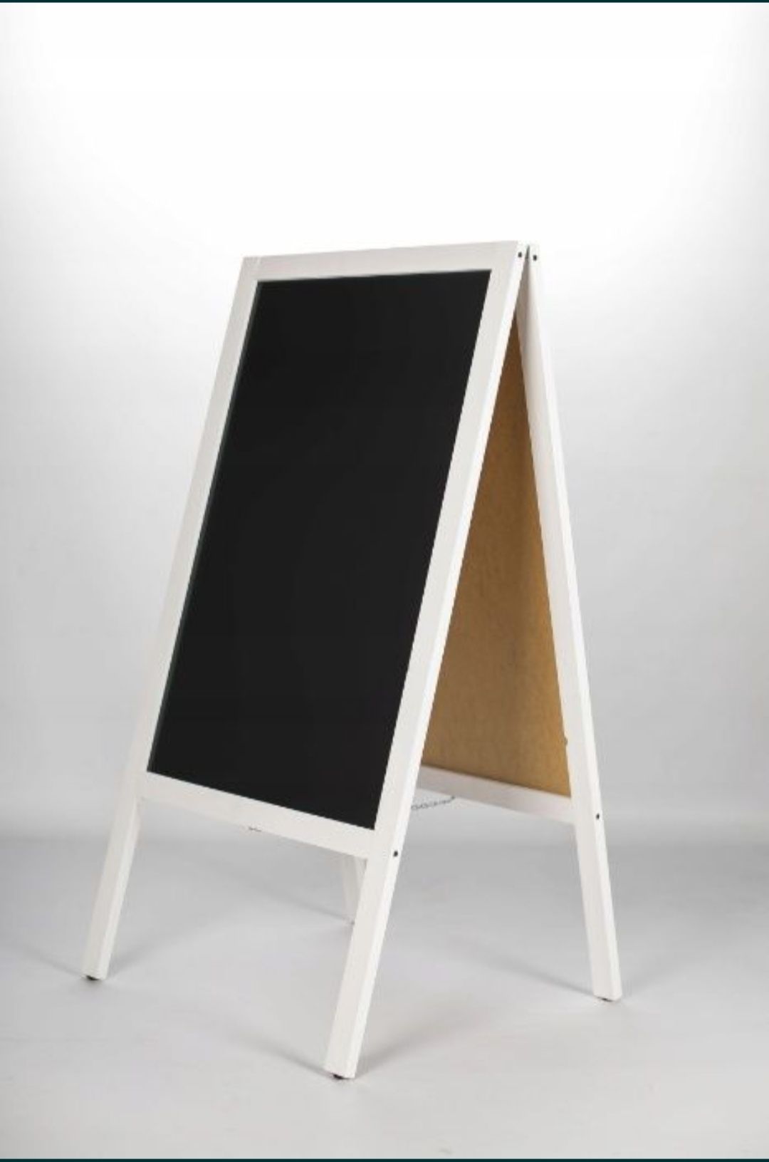 Potykacz reklamowy drewniany - Tablica kredowa o rozmiarze 117x60 cm