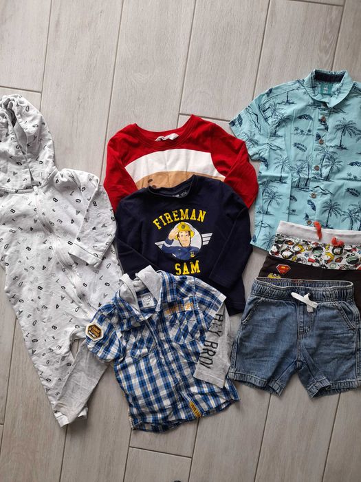 Ubranka chłopięce 92-110 smyk h&m