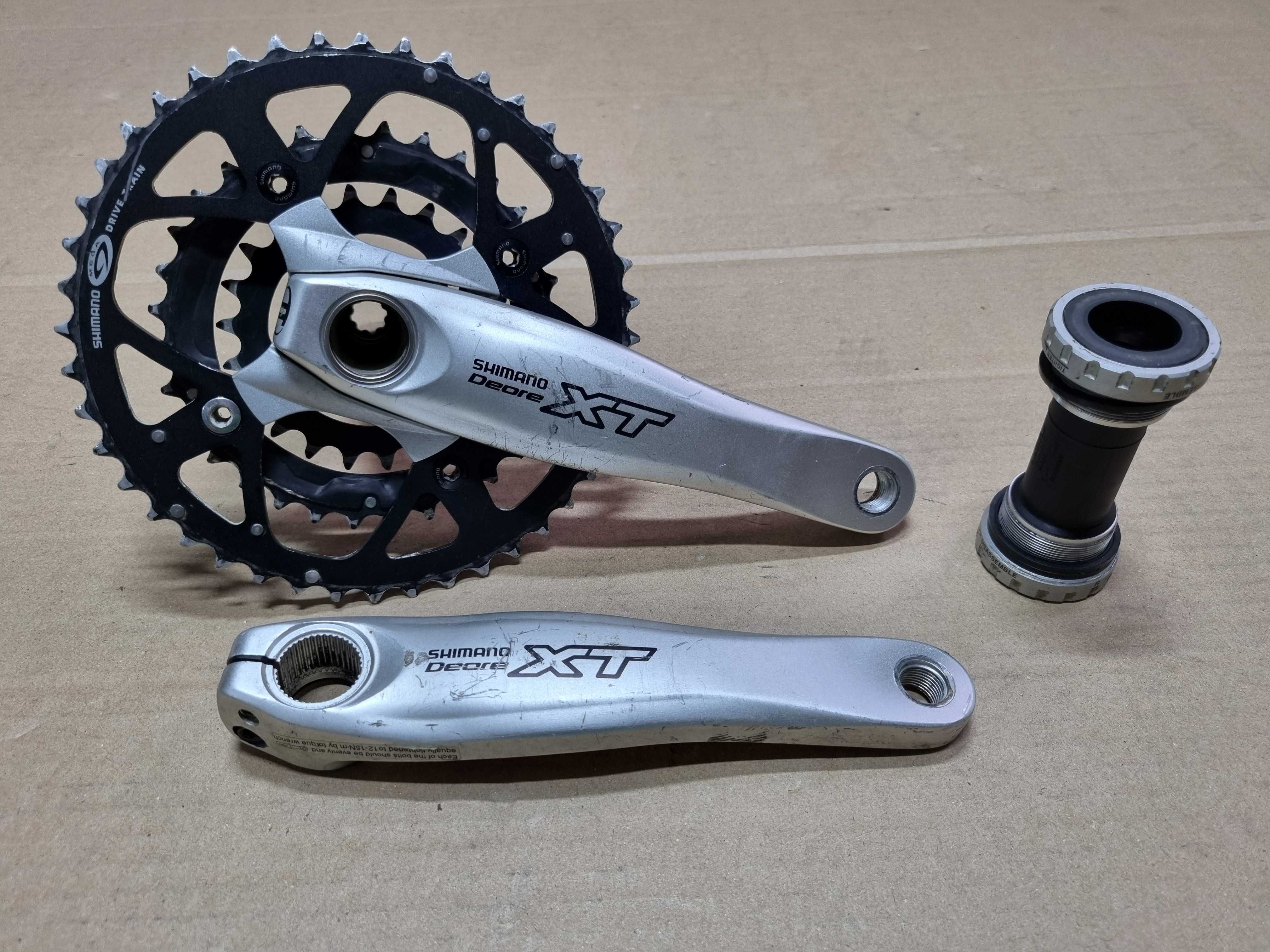 Mechanizm korbowy Deore XT m760, 175