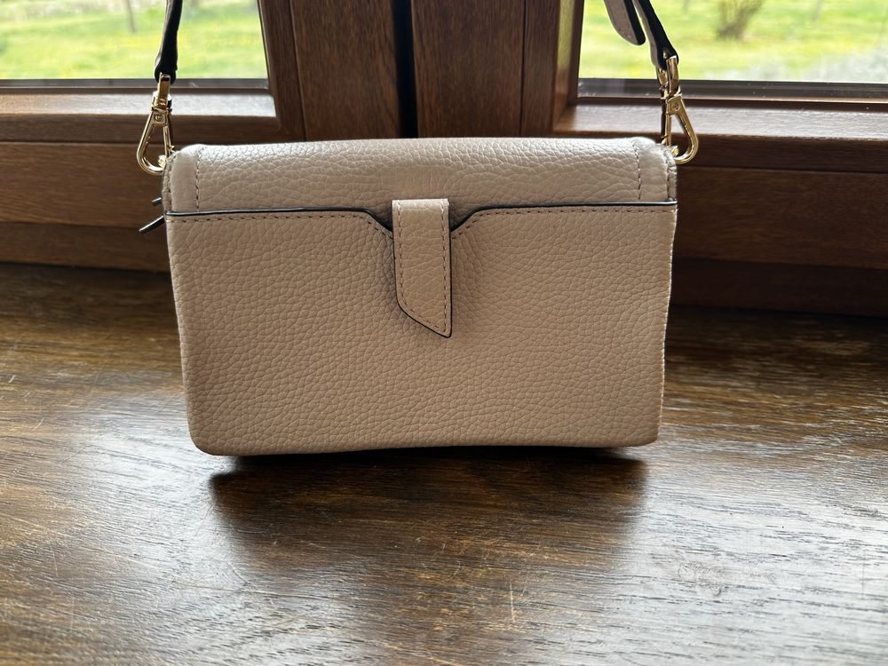 Pudrowa Torebka Michael Kors Portfel Telefon